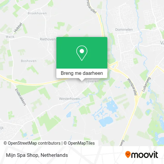 Mijn Spa Shop kaart