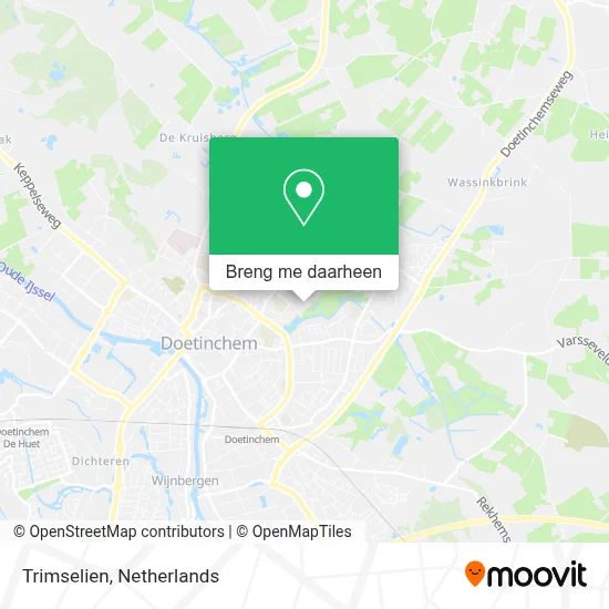 Trimselien kaart