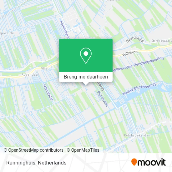 Runninghuis kaart