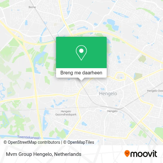 Mvm Group Hengelo kaart