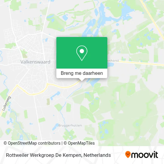 Rottweiler Werkgroep De Kempen kaart