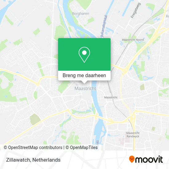 Zillawatch kaart