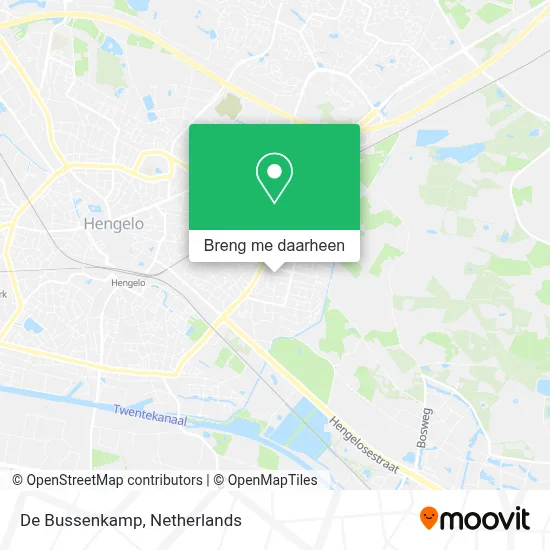 De Bussenkamp kaart