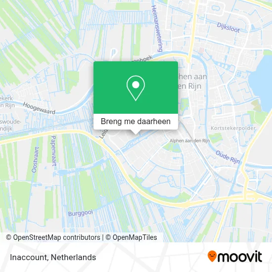 Inaccount kaart