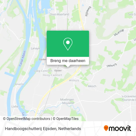 Handboogschutterij Eijsden kaart