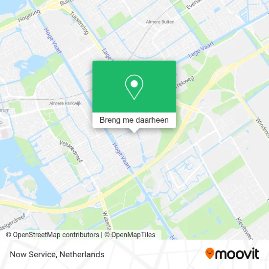 Now Service kaart