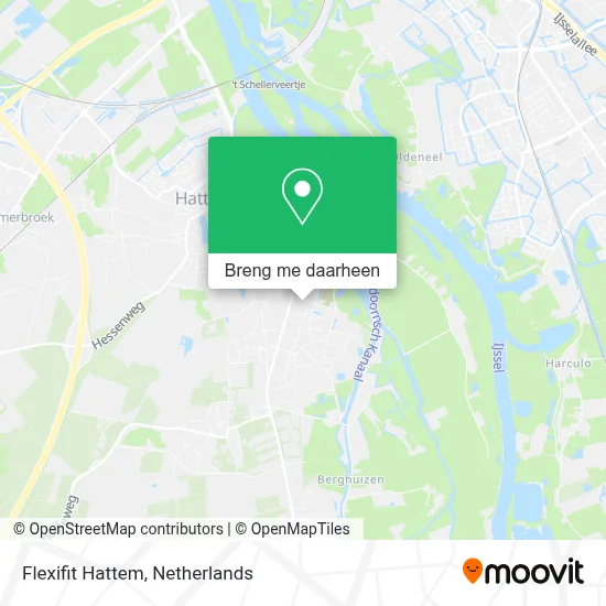 Flexifit Hattem kaart