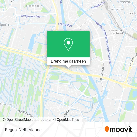 Regus kaart