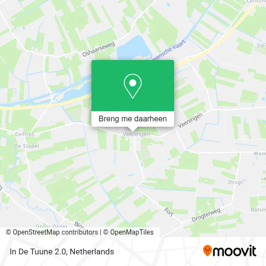 In De Tuune 2.0 kaart