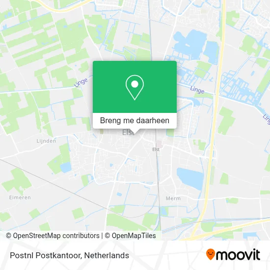 Postnl Postkantoor kaart