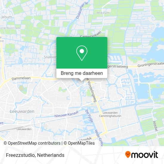Freezzstudio kaart