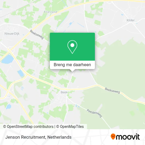 Jenson Recruitment kaart