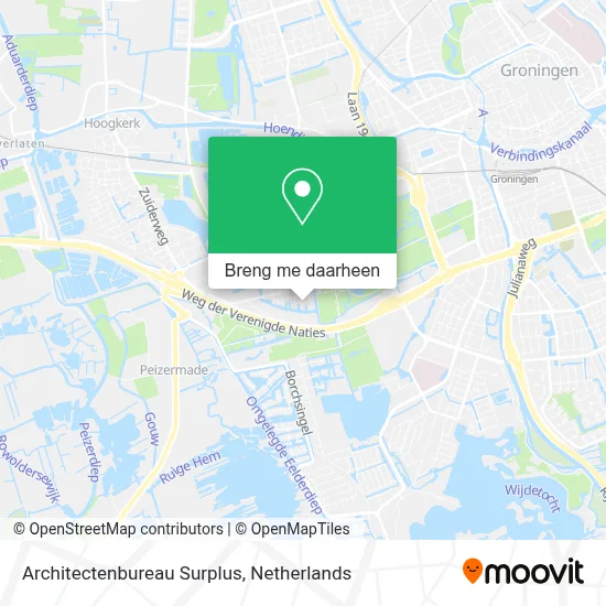 Architectenbureau Surplus kaart