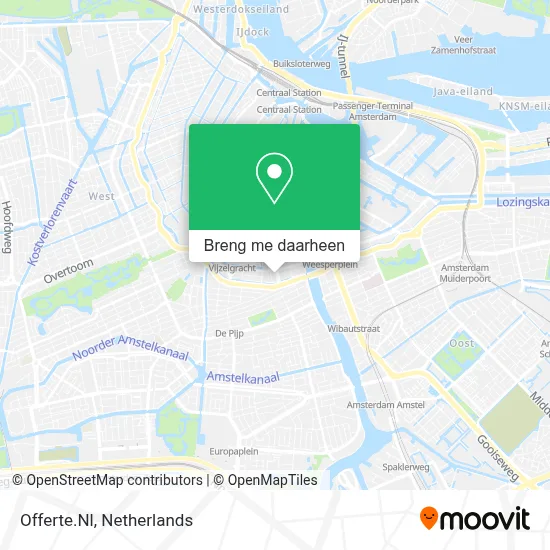 Offerte.Nl kaart