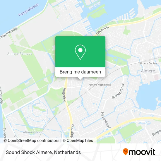 Sound Shock Almere kaart