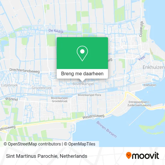 Sint Martinus Parochie kaart