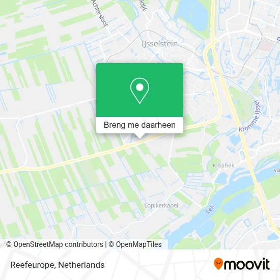 Reefeurope kaart