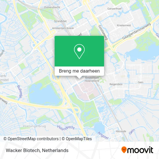 Wacker Biotech kaart
