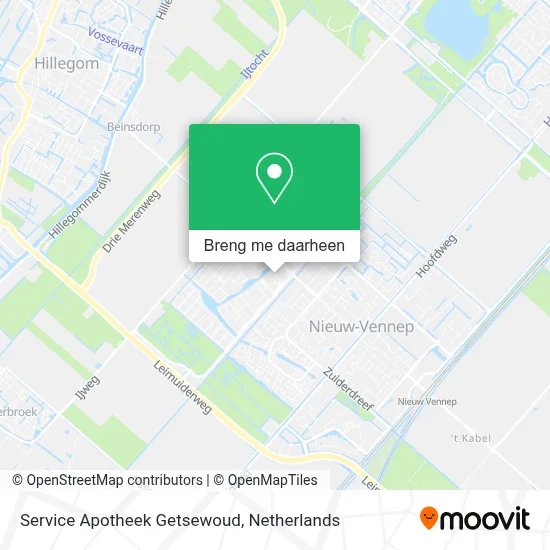 Service Apotheek Getsewoud kaart