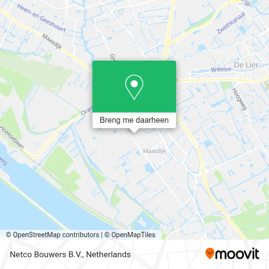 Netco Bouwers B.V. kaart