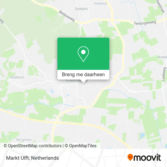 Markt Ulft kaart