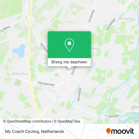 My Coach Cycling kaart