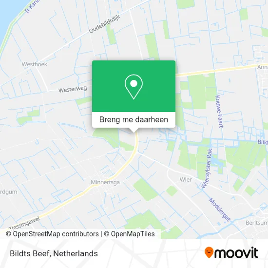 Bildts Beef kaart