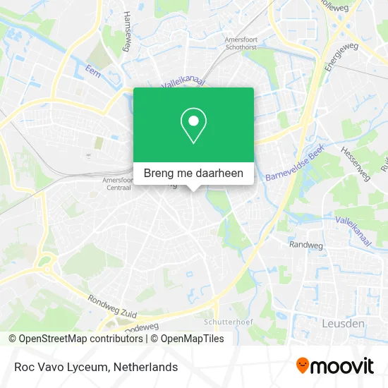 Roc Vavo Lyceum kaart