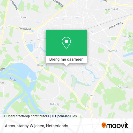 Accountancy Wijchen kaart