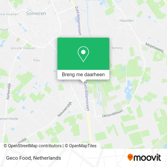 Geco Food kaart