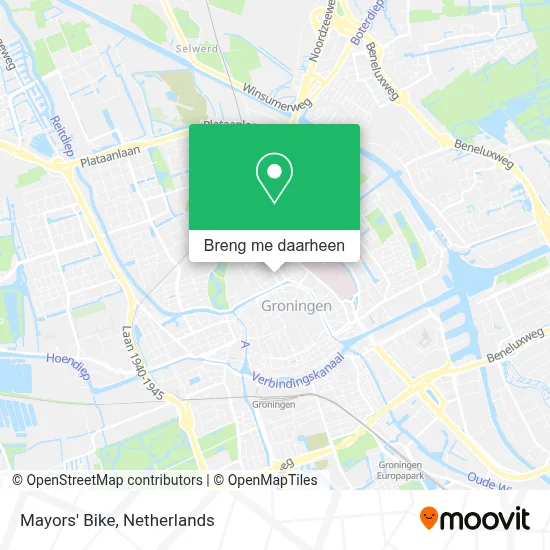 Mayors' Bike kaart