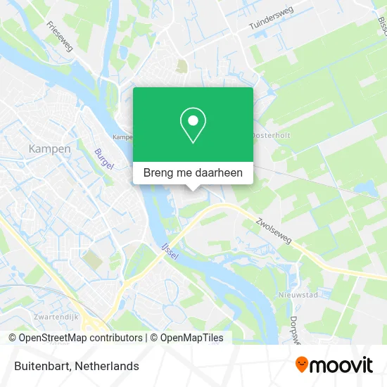 Buitenbart kaart