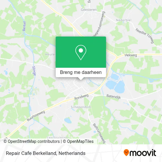 Repair Cafe Berkelland kaart
