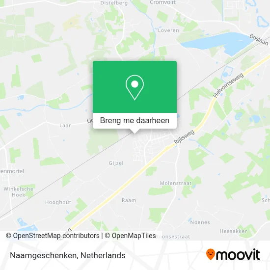 Naamgeschenken kaart
