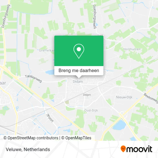 Veluwe kaart