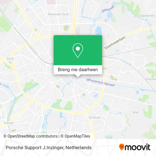 Porsche Support J.Inzinger kaart