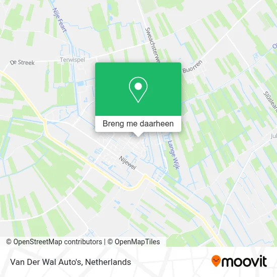 Van Der Wal Auto's kaart
