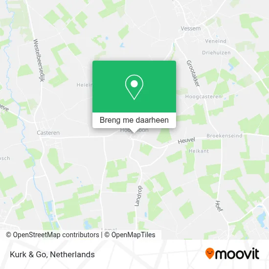Kurk & Go kaart
