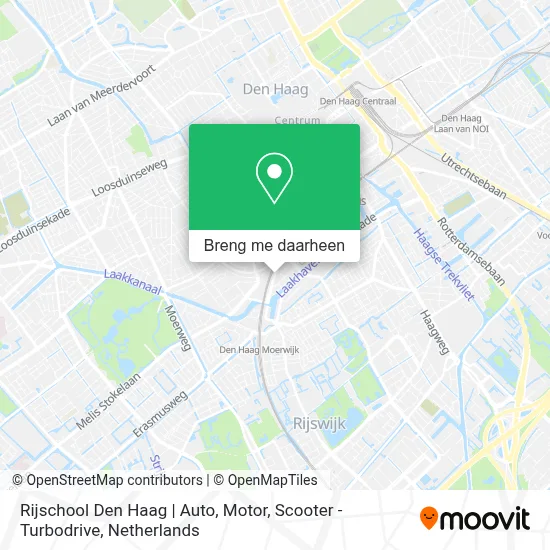 Rijschool Den Haag | Auto, Motor, Scooter - Turbodrive kaart