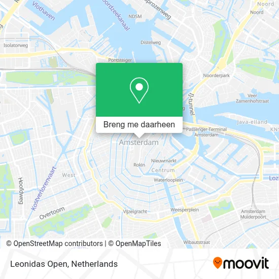 Leonidas Open kaart