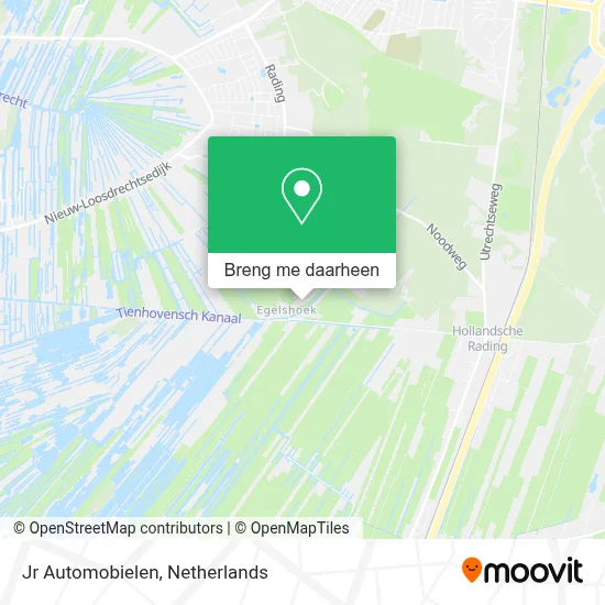 Jr Automobielen kaart