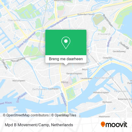 Mpd B Movement/Camp kaart
