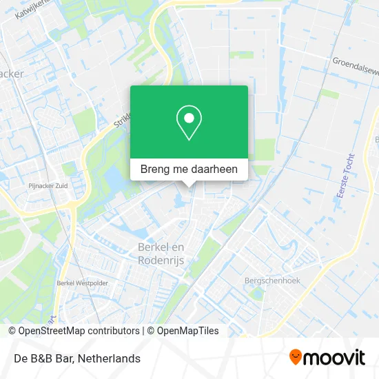 De B&B Bar kaart