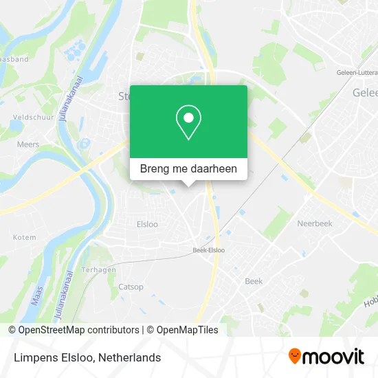 Limpens Elsloo kaart