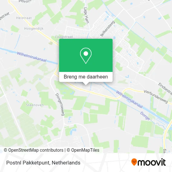 Postnl Pakketpunt kaart