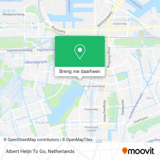 Albert Heijn To Go kaart