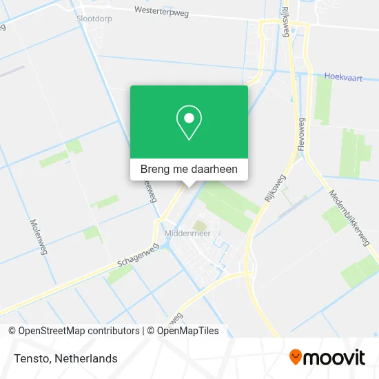 Tensto kaart