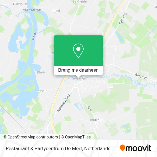Restaurant & Partycentrum De Mert kaart