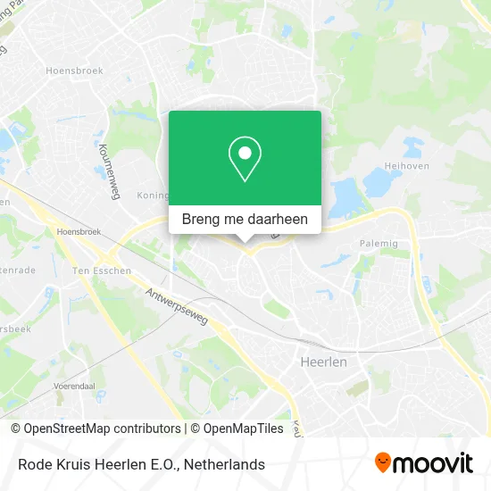 Rode Kruis Heerlen E.O. kaart