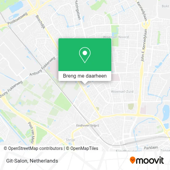 Git-Salon kaart